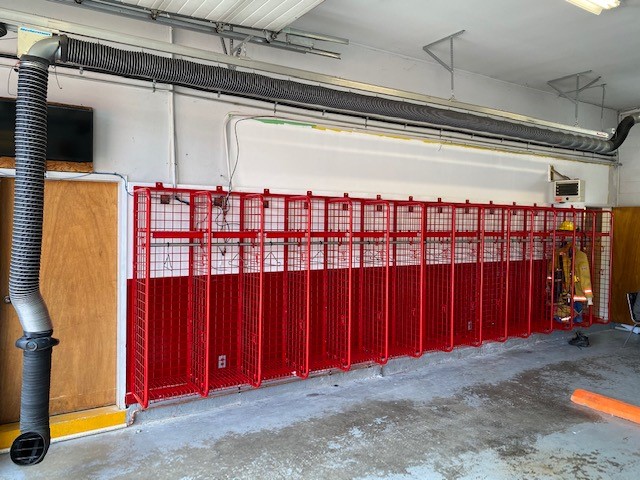 Salt Spring Island Fire Rescue GearGrid Wall Mount Lockers