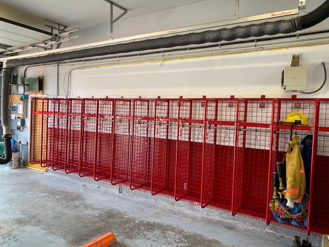 Salt Spring Island Fire Rescue GearGrid Wall Mount Lockers