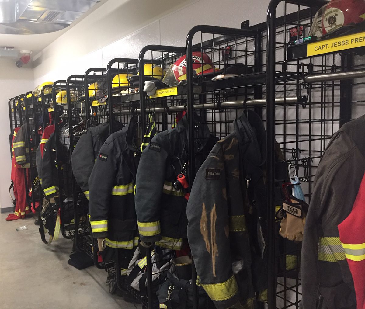 Christina Lake FIre Rescue GearGrid Wall Mount Lockers