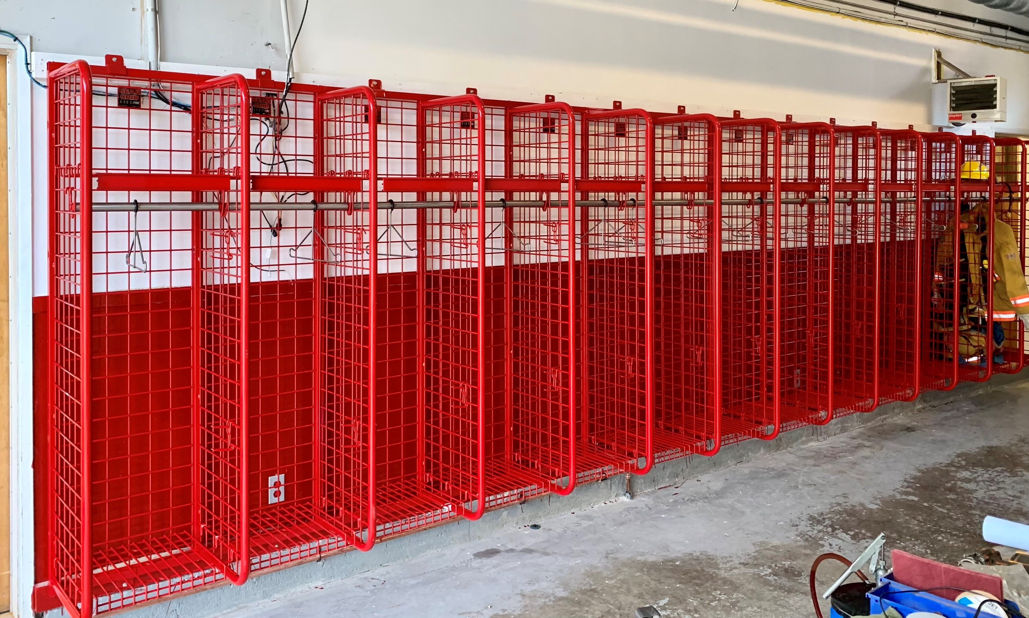 Salt Spring Island Fire Rescue GearGrid Wall Mount Lockers