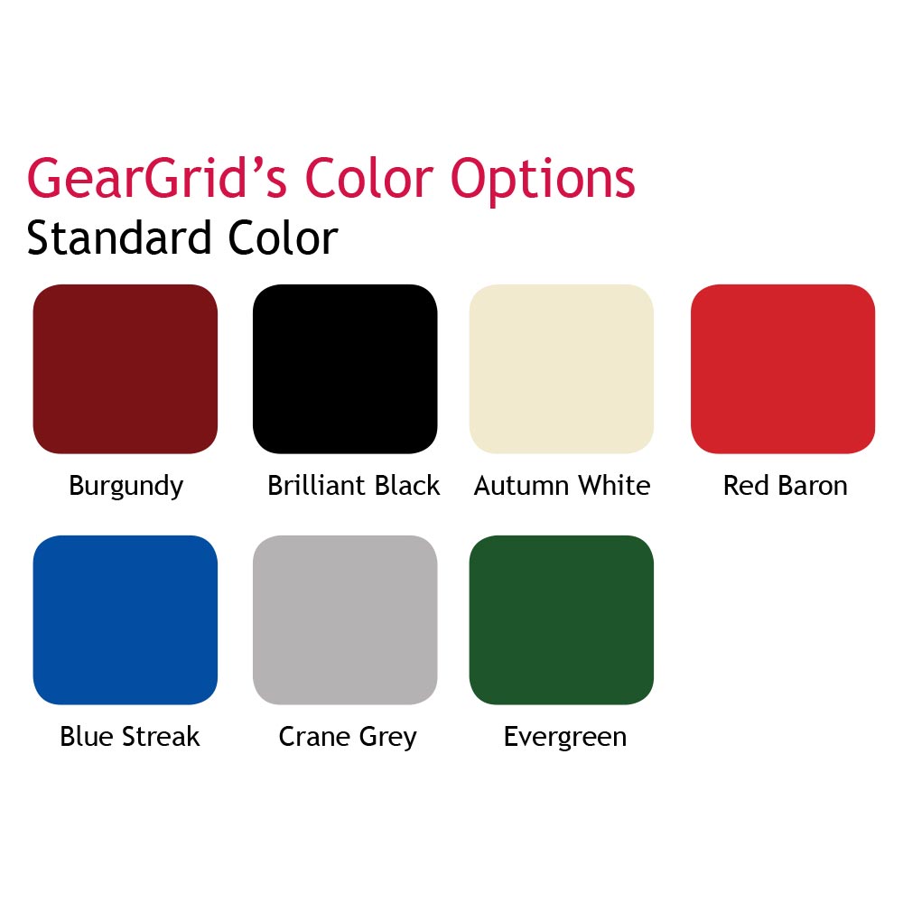 GearGrid Colour Options