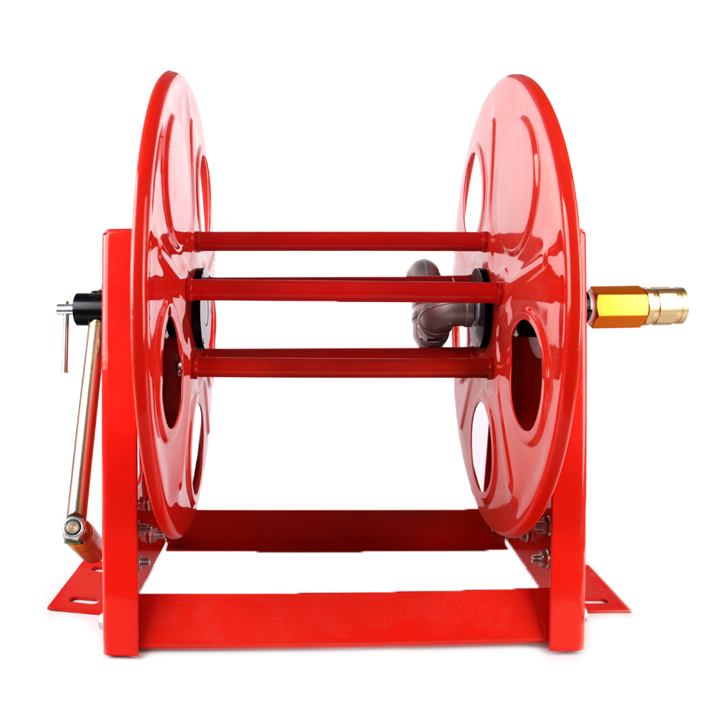 WFR Hose Reel - Manual Hand Crank - Perfect for Bush Buggy Applications - Painted Red