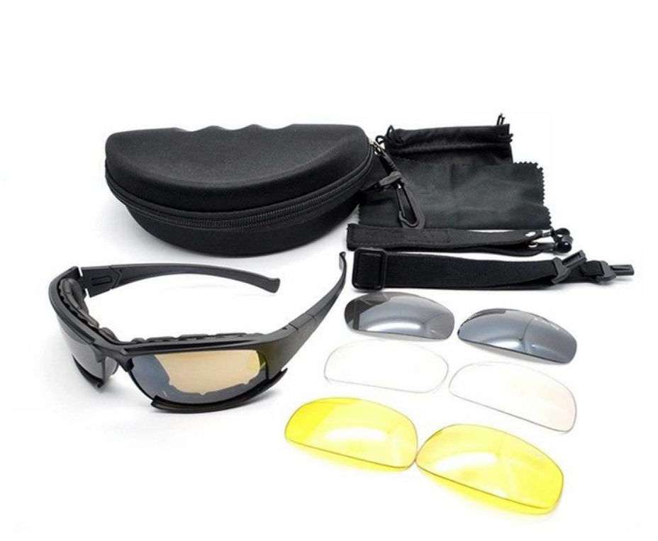 Wildland/Extrication Combination Safety Glasses & Goggles (Package of 5)