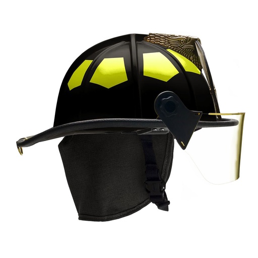 [V-15076] Bullard UST Series Helmet Matte Finish (4" Face Shield - No TrakLite - throat strap, White)