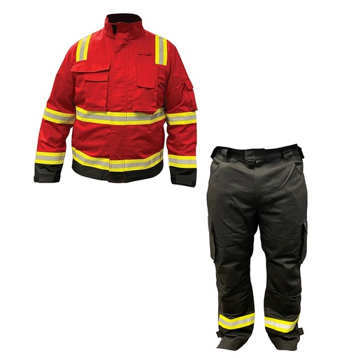 [V-16593] Coverall 2pc FR 9oz.- Jacket & Pants (Small - Regular, Small - Regular)