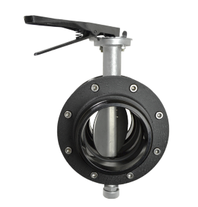 Butterfly Valve with bleeder - Lever Handle - 150mm (6") NHT Female swivel x  150mm (6") NHT Male - Kochek