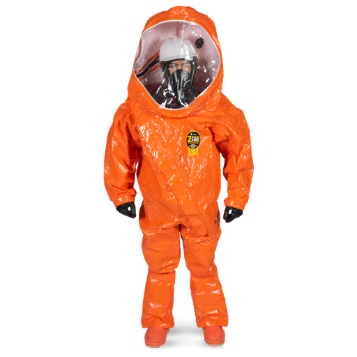 [V-16990] Hazmat Suit Level A Fully Encapsulating- Kappler Zytron 500 (Small/Medium)