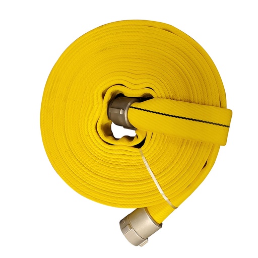 [V-20724] Extreme 400 Fire Hose NFPA ( 38mm (1.5") NPSH x 50ft Yellow)