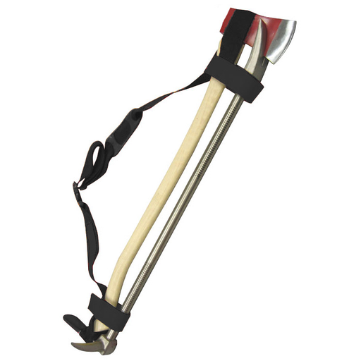 [V-21367] Irons Kit w/ Hooligan Tool and Fire Axe (30" Hooligan tool (cutting claw) w/ fiberglass Flathead Axe)