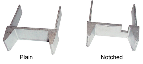 Prong Feet for 35' 1225-A Ladder, Notch Cut Type - 3.75" Rail Size - Duo Safety