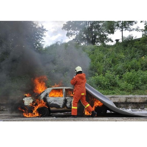 [V-28512] Leader STOP Fire Curtain/Car Blanket (Blanket Only)