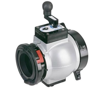 [V-28982] TFT Jumbo Short Ball Intake Valve ( No PRV (Pressure Relief Valve), Right Handwheel, 125mm (5") Storz x 150mm (6") Female NHT)