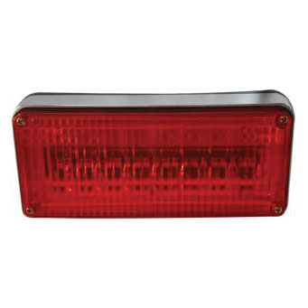 Frontier LED Warning Light red lens, clear LED