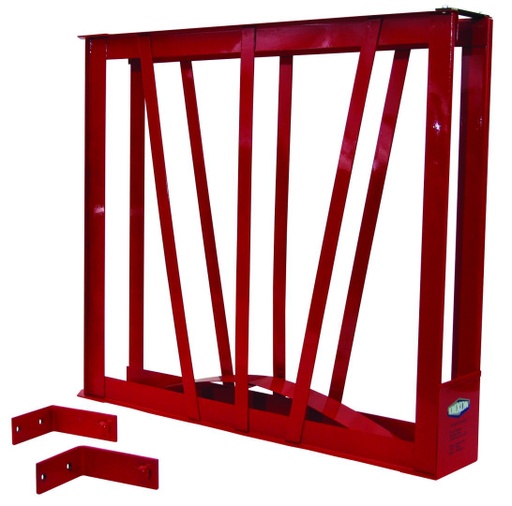 [326030100] M343-1 Steel saddle rack 3 1/8" depth/holds 50'x38mm *Clearance Sale* $62