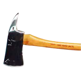 [P-7105] Chrome Parade Fire Axe, 2.5 lbs.  lightweight aluminum with hickory handle. *Not For Cutting