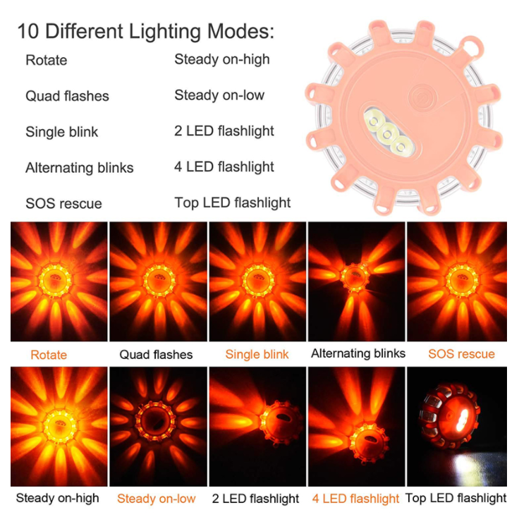 Flare lighting modes