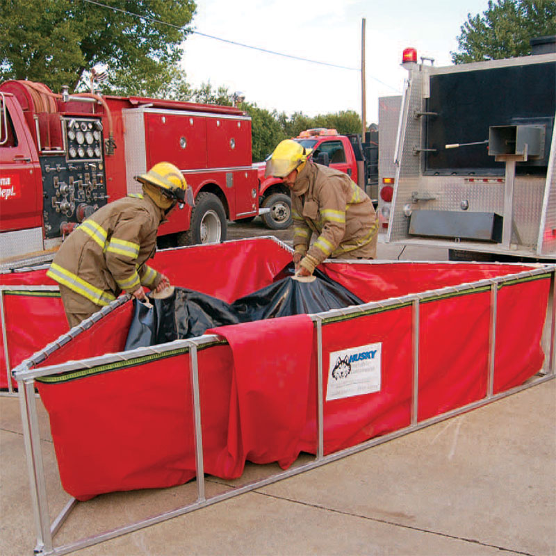 Steel Double Folding Frame Port-a-Tank