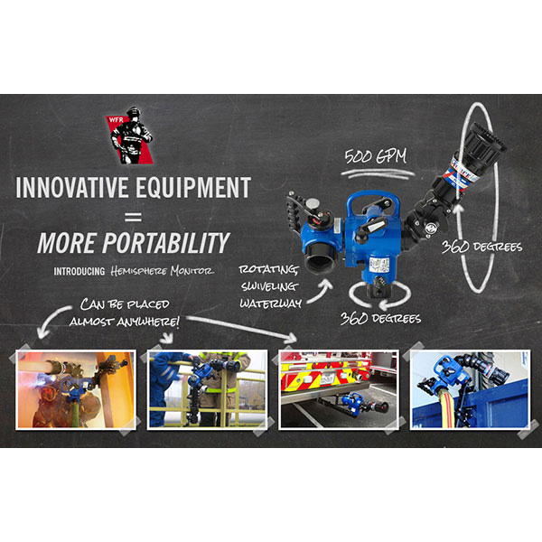 Tft Hemisphere Portable Monitor Package Wfr Wholesale Fire Rescue