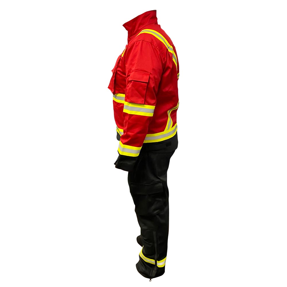 Coverall 2pc FR 9oz.- Jacket & Pants Side View