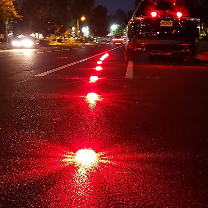 Traffic Emergency Kit - LED Road Flares (6 pcs Kit)