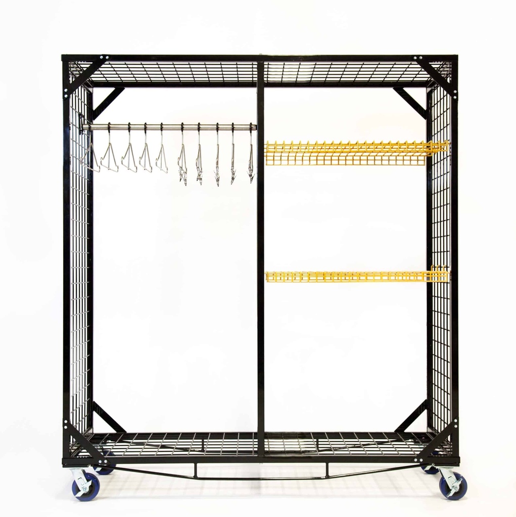 GearGrid - Gear Cart w/ Hanging Rod & (2) Flat Shelves