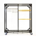 GearGrid - Gear Cart w/ Hanging Rod & (2) Flat Shelves