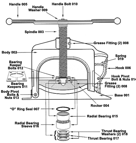 4" & 5" Parts Diagram