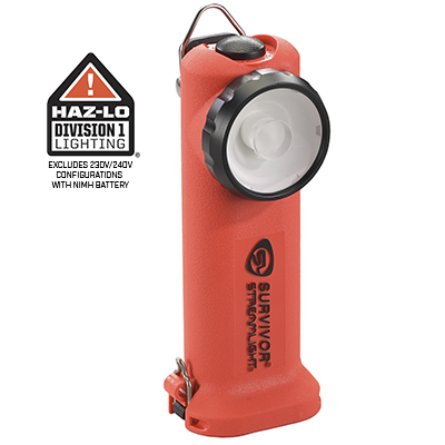 [383040145] Streamlight Survivor LED Right Angle Flashlight (Non-rechargeable, Orange)