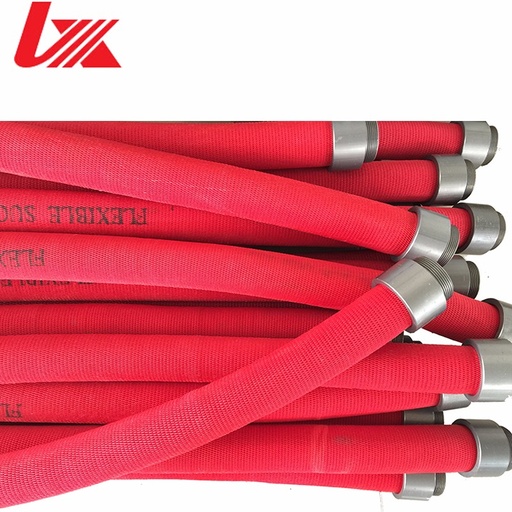 [710004576] Suction Hose - Light Weight High Pressure (Red) (38mm (1.5") NPSH rocker lug x 10ft)