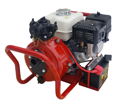 Fire Pump 6hp High Pressure - Electric &amp; Manual Start - Twin Outlets - CET