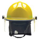 [294510108] Bullard PX Series Helmet (4&quot; Face Shield - No TrakLite - throat strap, White)
