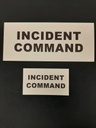 [V-15225] Vest Patch Insert - for Incident Command Vest - Front &amp; Back - *Specify Wording*