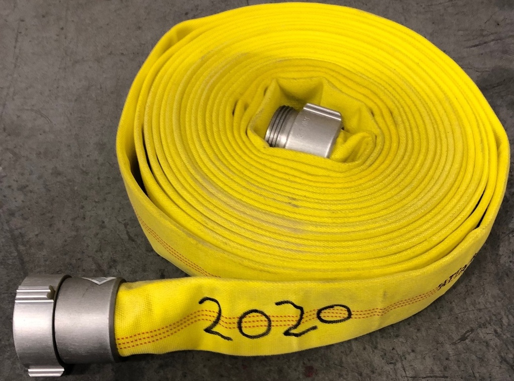 Attack 400 Hose - 65mm (2.5") WCT x 50ft, Yellow - Marked "2020" - *Sale*