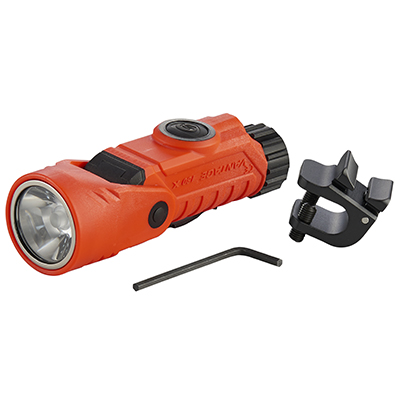 Streamlight 88901 Vantage 180 X helmet/right-angle multi-function flashlight (includes (2) CR123A batteries) - Orange