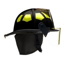 [V-16163] Bullard UST Series Helmet Gloss Finish (4&quot; Face Shield - No TrakLite - throat strap, White)
