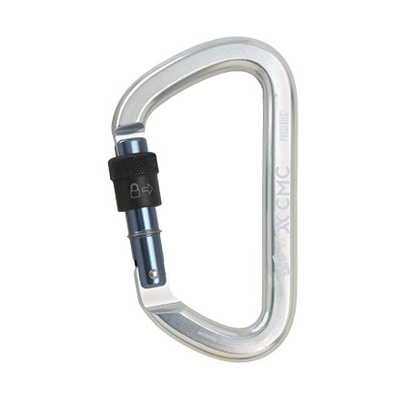 [V-17069] CMC ProSeries Aluminum Key-Lock Carabiner (Screw-Lock, Brite)