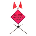 Fold &amp; Roll Traffic Sign System - 36&quot;