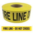 [422675100] Barricade Tape - FIRE LINE - DO NOT CROSS - Yellow