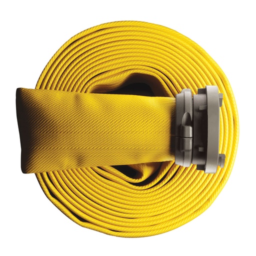 [V-26992] Deluge LDH Supply Hose (150mm (6") w/ 5" Storz cplgs x 50ft Orange)