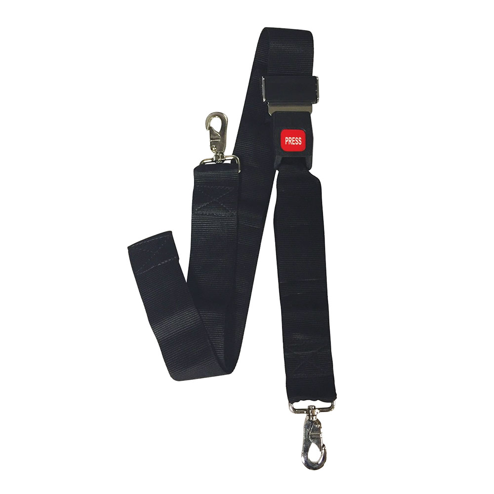 Restraint Strap with Metal Buckle