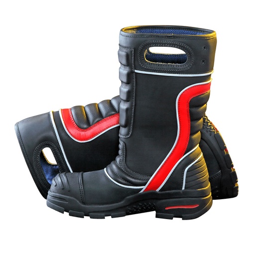 [V-28738] Fire-Dex FDXL200 Leather Firefighter Boots (Regular, 4)