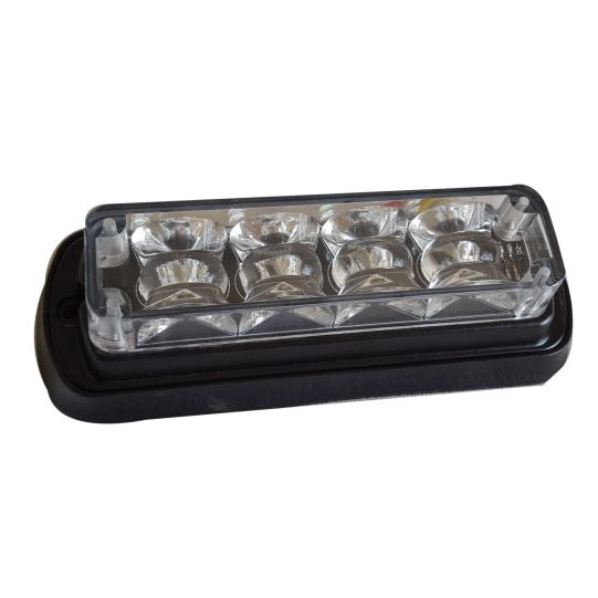Frontier LED Warning Light Clear lens, red LED