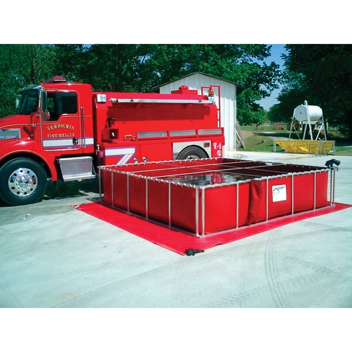 [421810105] Aluminum Double Fold Framed Port-a-Tank (500 US gal)