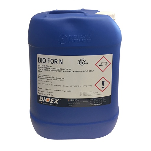 [710003501] BIO FOR N Class A/B Foam 5 gal pail - BIOex