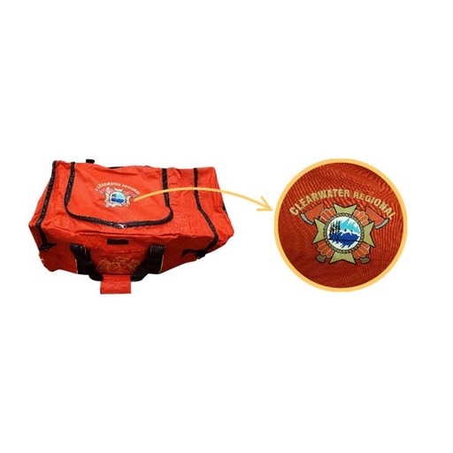 [P-6930] Frontier Firefighter Gear Bag - Custom Logo (6&quot; x 8&quot;) only