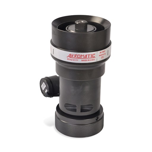 [P-7133] Akron 5177 Akromatic 1250gpm Electric Master Stream Nozzle - 65mm (2.5") BAT