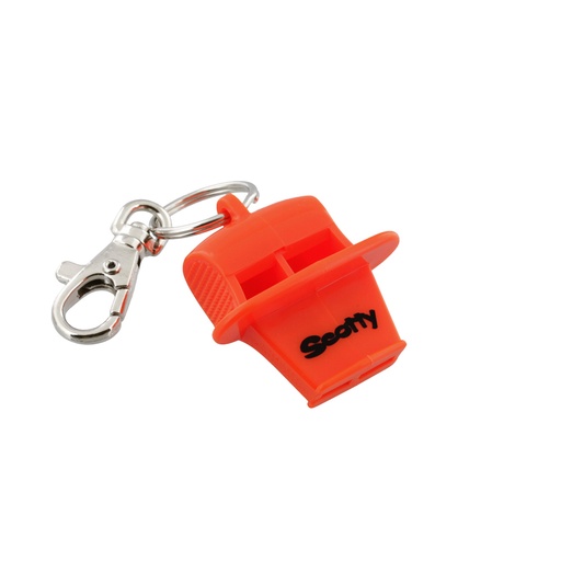 [710001525] Scotty #1 Lifesaver Whistle w/ metal snap