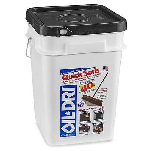 [P-7248] Oil-Dri Quick Sorb Absorbent - 20 lb pail (min order of 3)
