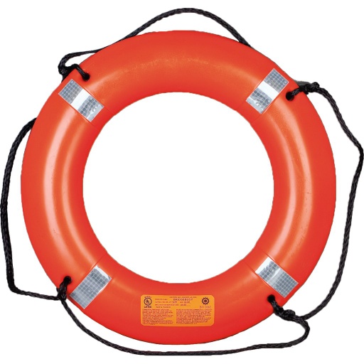 [P-7633] Mustang 30" Ring Buoy with Reflective Tape