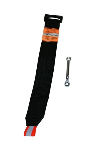 [P-8145] Footman Loop Mounting System - Set of (5) 5" - 44" Variable Straps